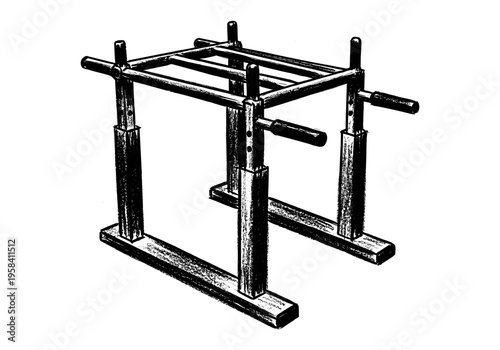 Adjustable parallel bars for fitness training and calisthenics exercises