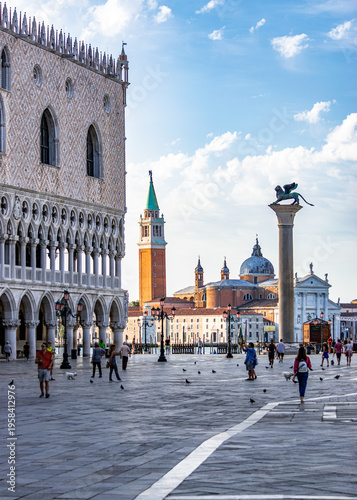 View of San Giorgio Maggiore from Venice (Italy)