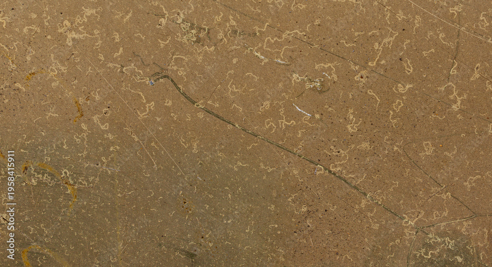 Obraz premium Vintage Industrial Metal Surface with Scratches and Warm Patina Texture Background – Dark Grunge Rust Detail – Serie IM03