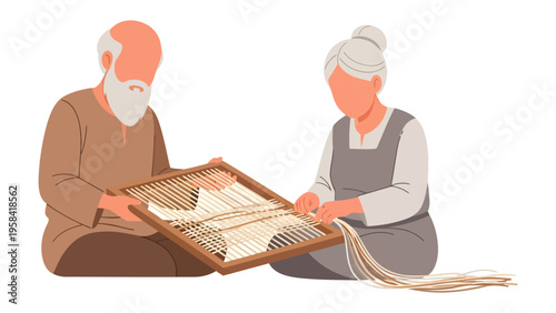 Labor Day Celebration: A group of construction workers, united in solidarity, hold up a banner proudly proclaiming Labor Day, honoring the hard work and dedication of the workforce.