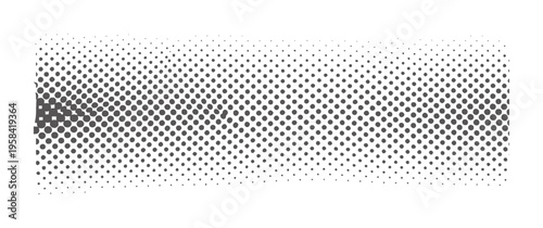 Dark grey dots fading from dense to sparse white pattern texture