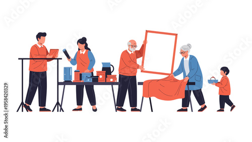 Labor Day Celebration: A group of construction workers, united in solidarity, hold up a banner proudly proclaiming Labor Day, honoring the hard work and dedication of the workforce.