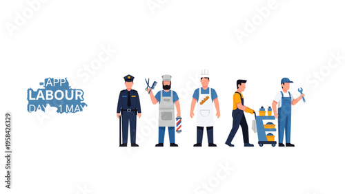 Celebration of Labor: A vibrant and uplifting depiction of International Labour Day.