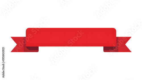 Red ribbon banner label icon graphic element design Free Download Red ribbon banner label icon graphic element design - GFXLoad