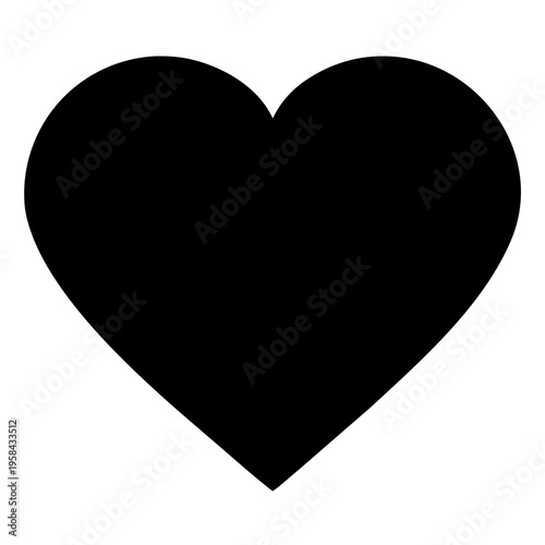 Heart Love Silhouette Icon