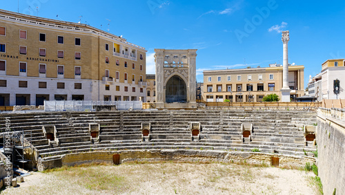 Roman Amphitheater, Lecce, Puglia, Italy