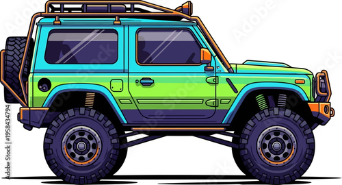 Offroad 4x4 suv for rugged terrain