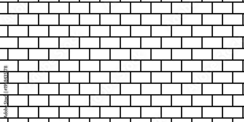 Pavement brick wall seamless mosaic stone concrete wall surface tiles. subway vector block rock white brick wall texture background.