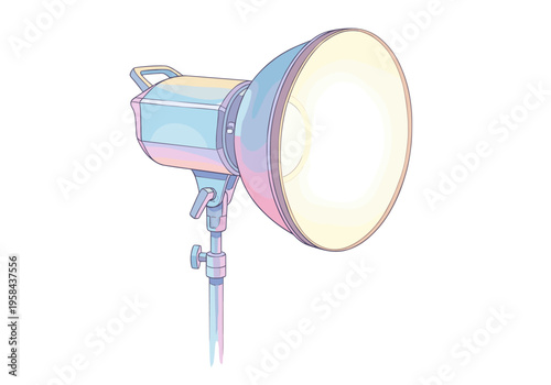 Studio strobe light equipment for professional photography and videography