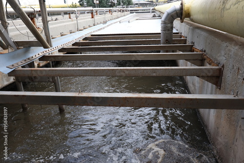 Canvastavla Grit and Grease Removal Channels in a Municipal Wastewater Treatment Plant