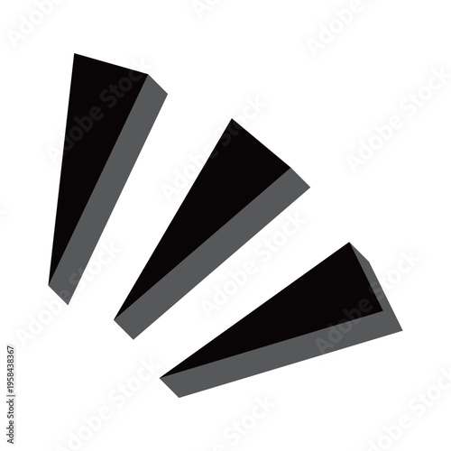 立体的な強調線