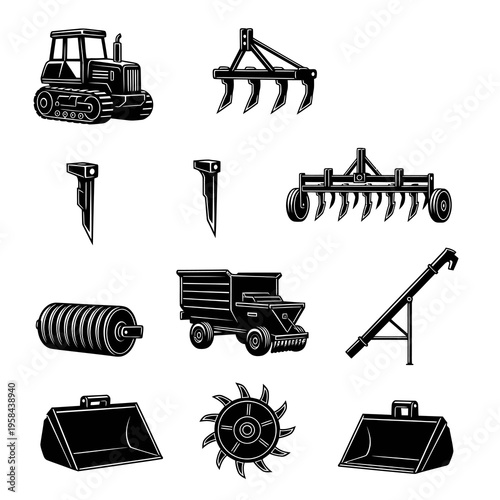Heavy Agricultural Machinery and Farming Equipment Parts