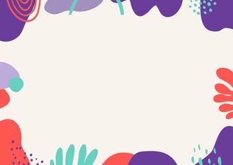 abstract background with colorful bubbles