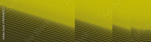 Halftone abstract geometric texture from thick to thin diagonal line, Fade oblique stripe gradient ornament with ribbed effect, Green slanted pattern backdrop with glass displacement effect