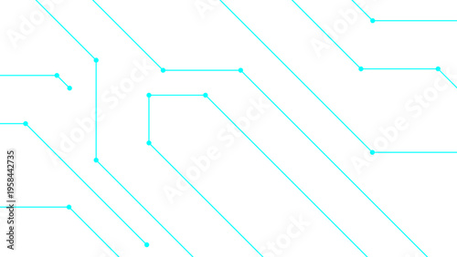 Vector Digital circuit lines with interconnected pathway and sleek.