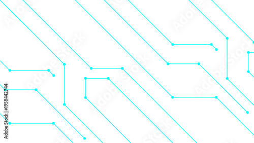 Vector Abstract tech circuit pathways in light blue, intricate design represents digital innovation and network connections, circuit, technological era and futuristic with graphic and cyberspace.