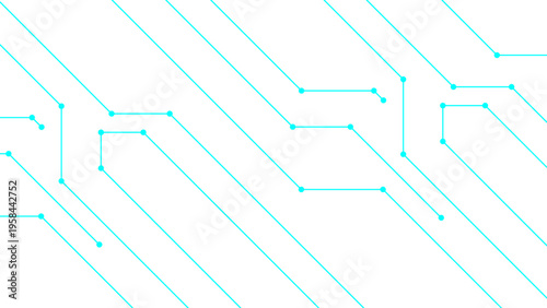 Vector Circuit board digital technology in cyber world with graphic design with intricate line