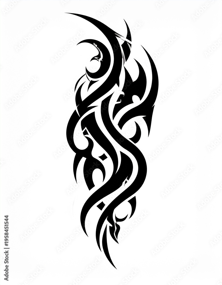 Fototapeta premium tribal tattoo design