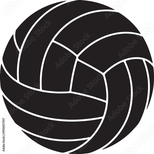 Yarn Ball Silhouette Knitting Thread Isolated on Transparent Background Handmade Craft Vector