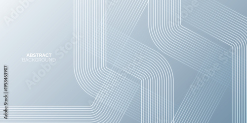 Digital futuristic technology concept. Digital blue abstract background with pattern. Geometric stripe line art design for poster, brochure, cover, banner, website, header