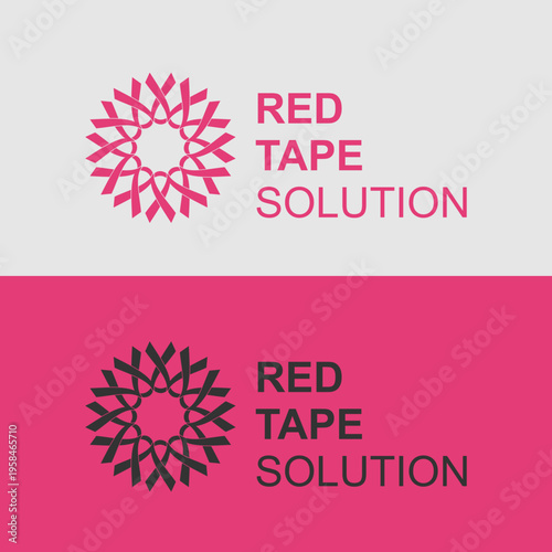 Red Tape Solution Company Logo Design.