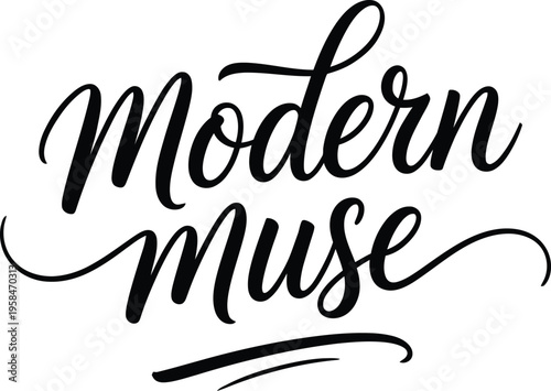 Modern Muse Calligraphy Script