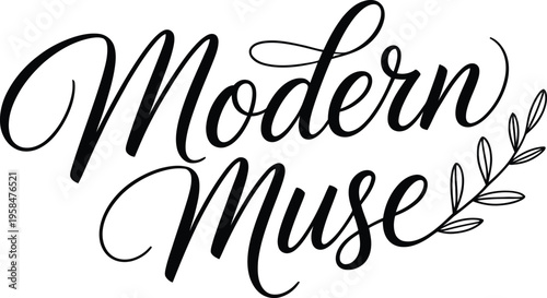 Modern Muse Elegant Script Logo