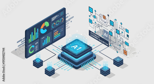 Central Processing Unit with AI Technology.