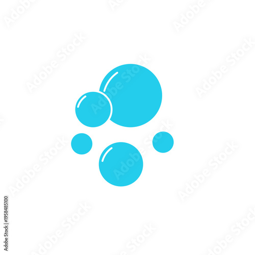 Soap bubble line icon