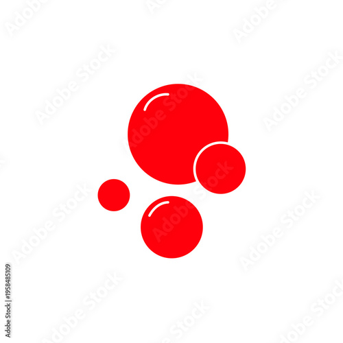 Soap bubble line icon