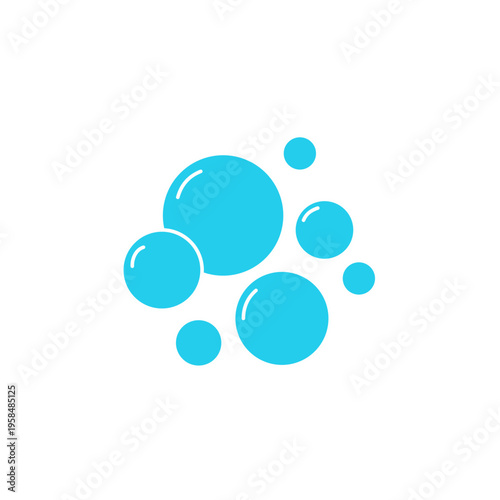 Soap bubble line icon