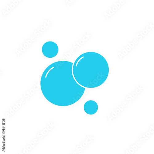 Soap bubble line icon