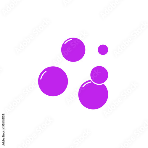 Soap bubble line icon