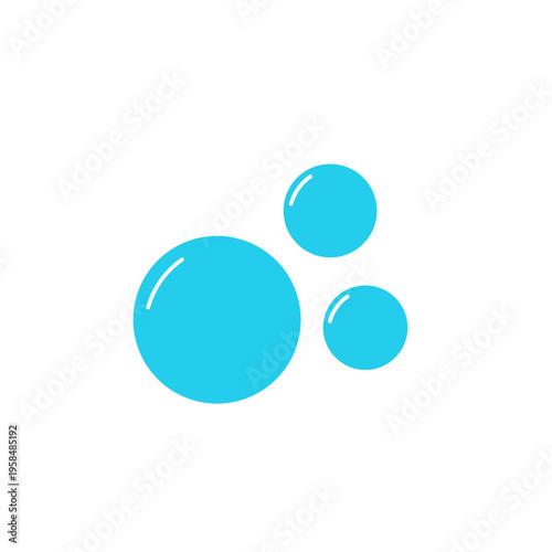 Soap bubble line icon