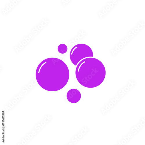 Soap bubble line icon