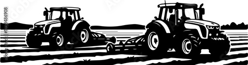 tractor in the field, tractor, agriculture, farm, agricultural, machine, machinery, transport, vehicle, truck, transportation, old, farming, wheel, engine, farmer, power, field, new