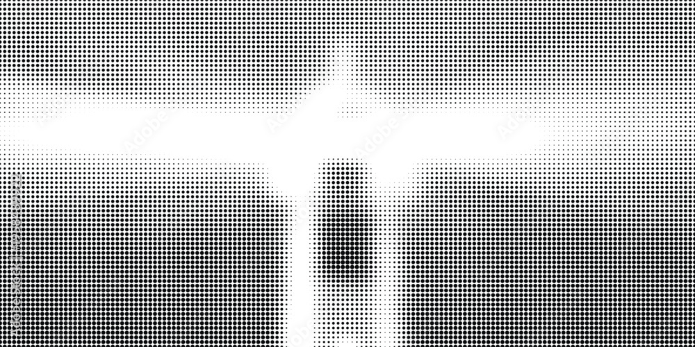 Fototapeta premium Halftone dots lightning explosion pop art comic background. Vector Illustration