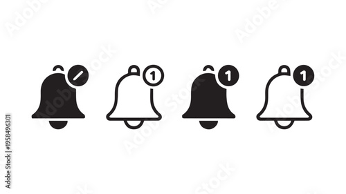 vector illustration of a bell