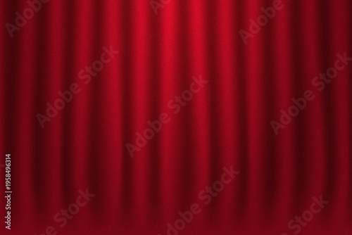 Red Vertical Wave Lines Abstract Background with Gradient Light