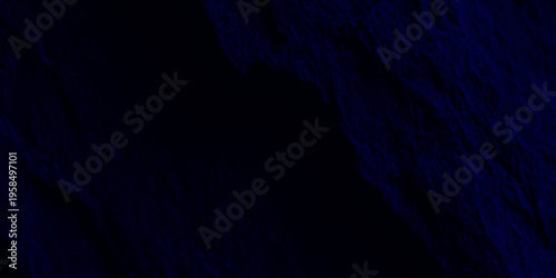 Deep navy blue abstract fabric texture background with elegant crinkled silk folds and dramatic shadows for luxury design