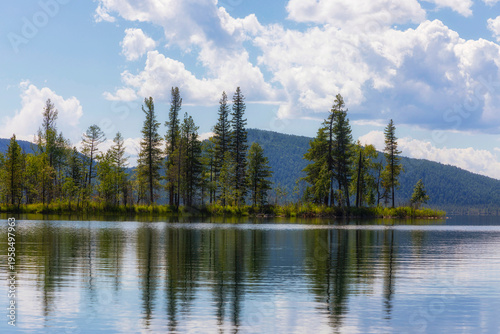 Wallpaper Mural Beautiful summer landscape with mountains and a lake. Altai, Russia Torontodigital.ca