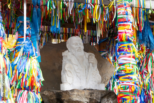 Saagаn Ubgen, or the White Elder, is a revered deity among Asian peoples. Republic of Buryatia, Tunkinsky National Park