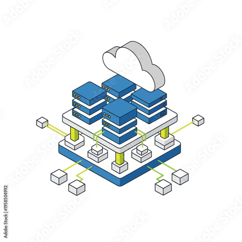 Cloud Storage Server Database System Network.