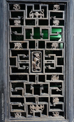 detail of an old door