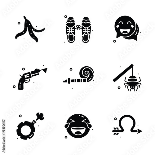 Take a look at this amazing Collection of glyph design icons for April Fools' Day pranks and jokes.