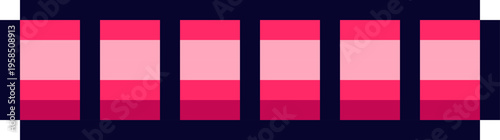 Pixel game health bars showing energy status