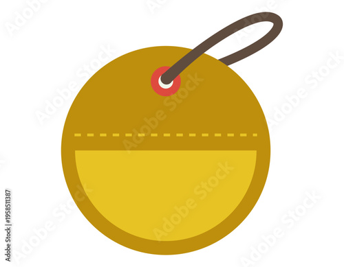 シンプルなタグのイラスト　フレーム　枠　付箋