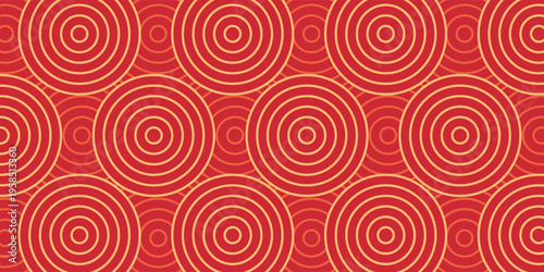 This background resembles a lively celebration, with the red base like a festive atmosphere and the yellow spiral patterns like blooming fireworks, creating an overall joyous and passionate feeling.