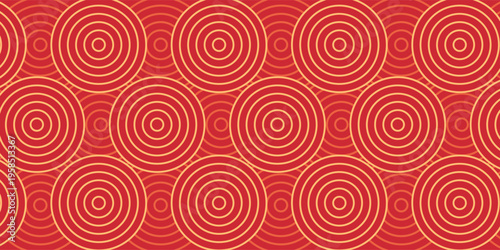 This background resembles a lively celebration, with the red base like a festive atmosphere and the yellow spiral patterns like blooming fireworks, creating an overall joyous and passionate feeling.