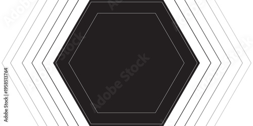Minimal Black and White Background with Arrow Pointing Right. Striped Transition from Black to White Abstract Strict Lines. Simple Pattern. Vector Illustration.